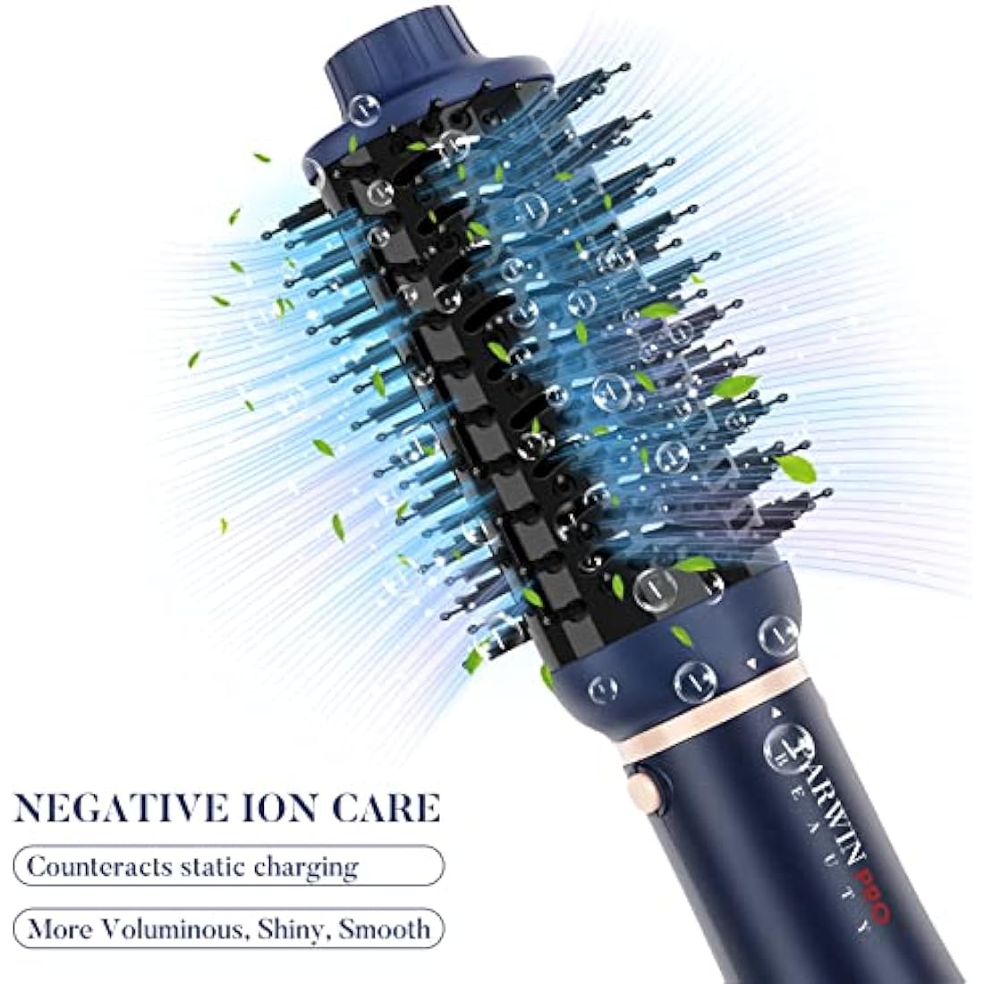 4-in-1 Hair Dryer Brush Set | Ionic Hot Air Styler - Blue