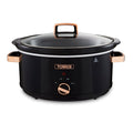 Tower Infinity Slow Cooker – 6.5L Electric Pot, Black & Rose Gold