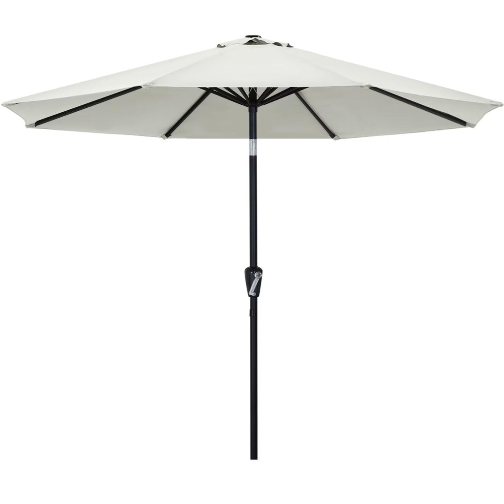 ABCCANOPY 9FT Cantilever Parasol – Gray Aluminum Patio Umbrella