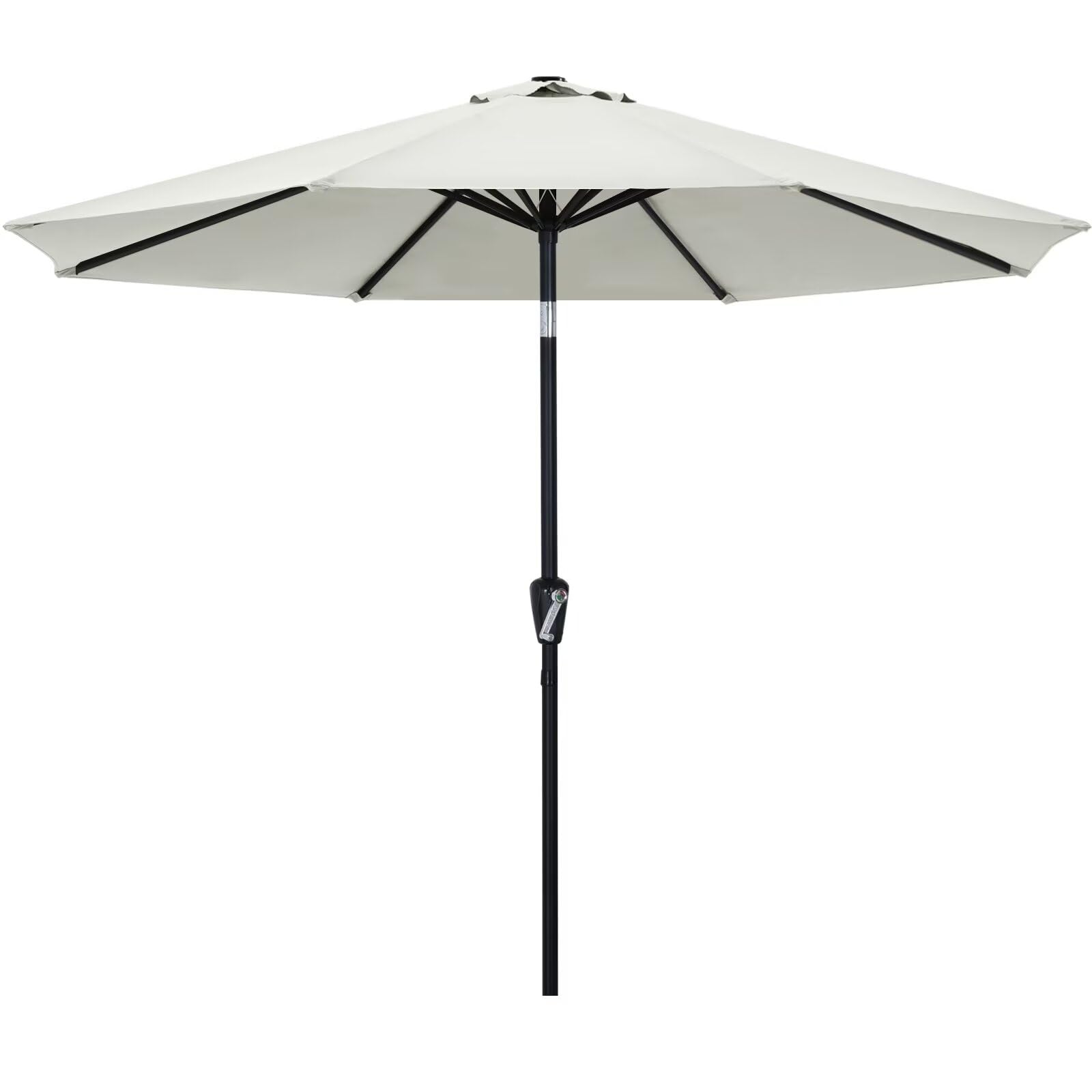 ABCCANOPY 9FT Cantilever Parasol – Gray Aluminum Patio Umbrella