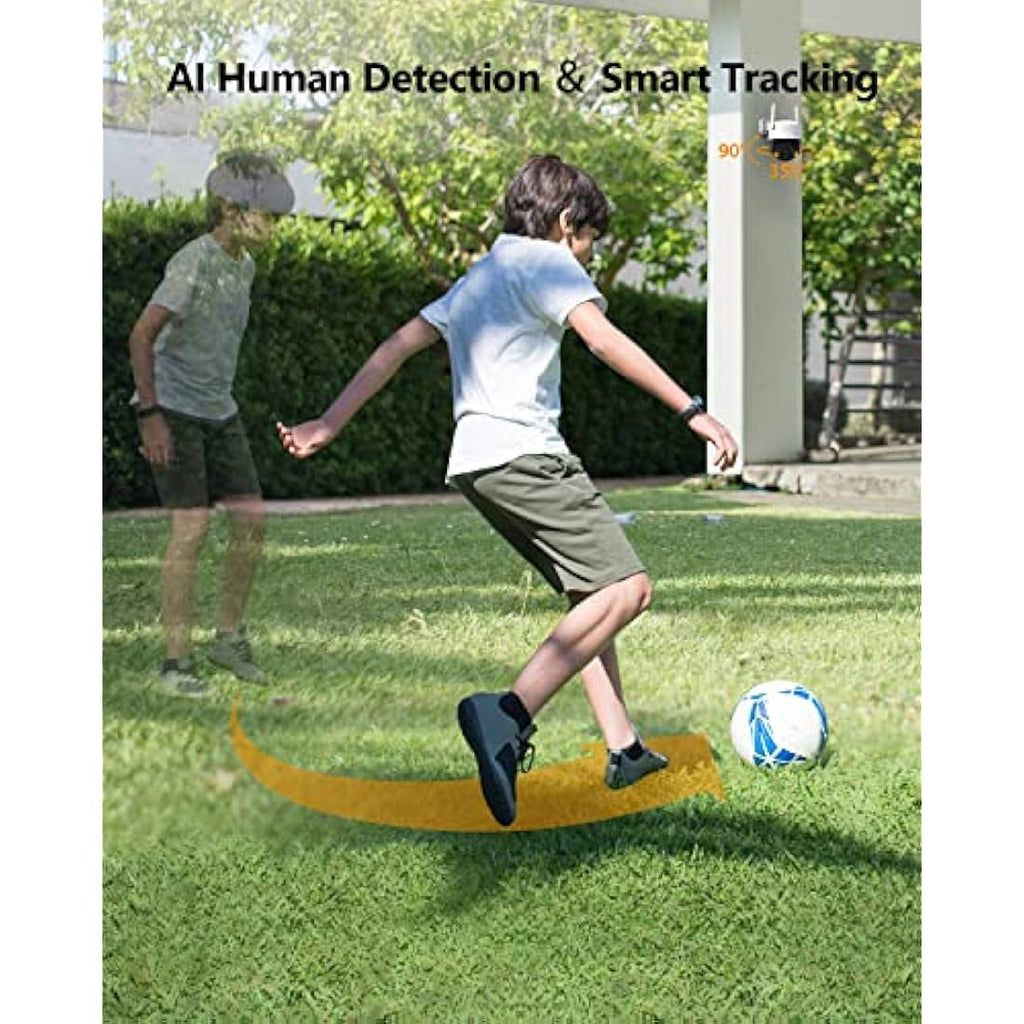 Imou 2K Outdoor Security Camera | 360° PTZ WiFi IP CCTV with Night Vision