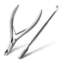 MR.GREEN Cuticle Nippers – Stainless Steel Dead Skin Remover with Pusher