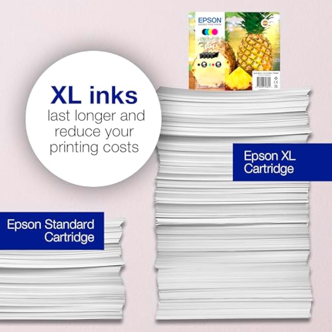 Epson 604 Pineapple Genuine Ink Cartridges Multipack - 4-Colours