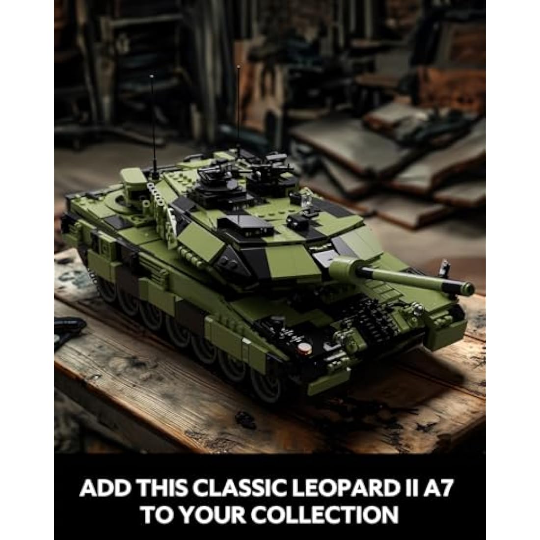 Nifeliz Leopard II A7 WW2 Military Tank Building Set - 2068 Pieces