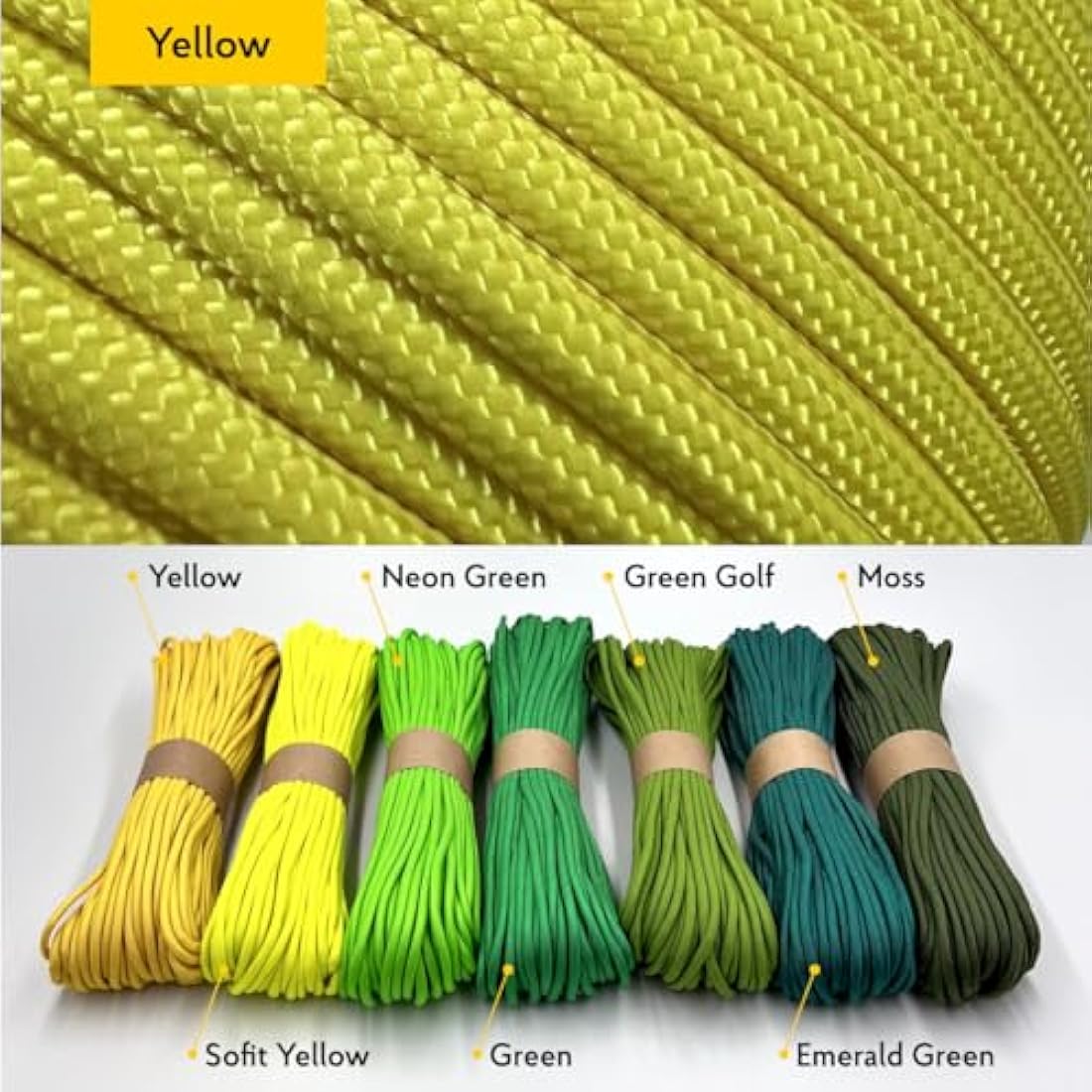 EDCX 550 Paracord Type III – 4mm Nylon Rope for DIY, Camping & Survival