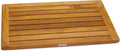 AquaTeak Solid Teak Wood Bath & Shower Mat – Non-Slip Sustainable Wood