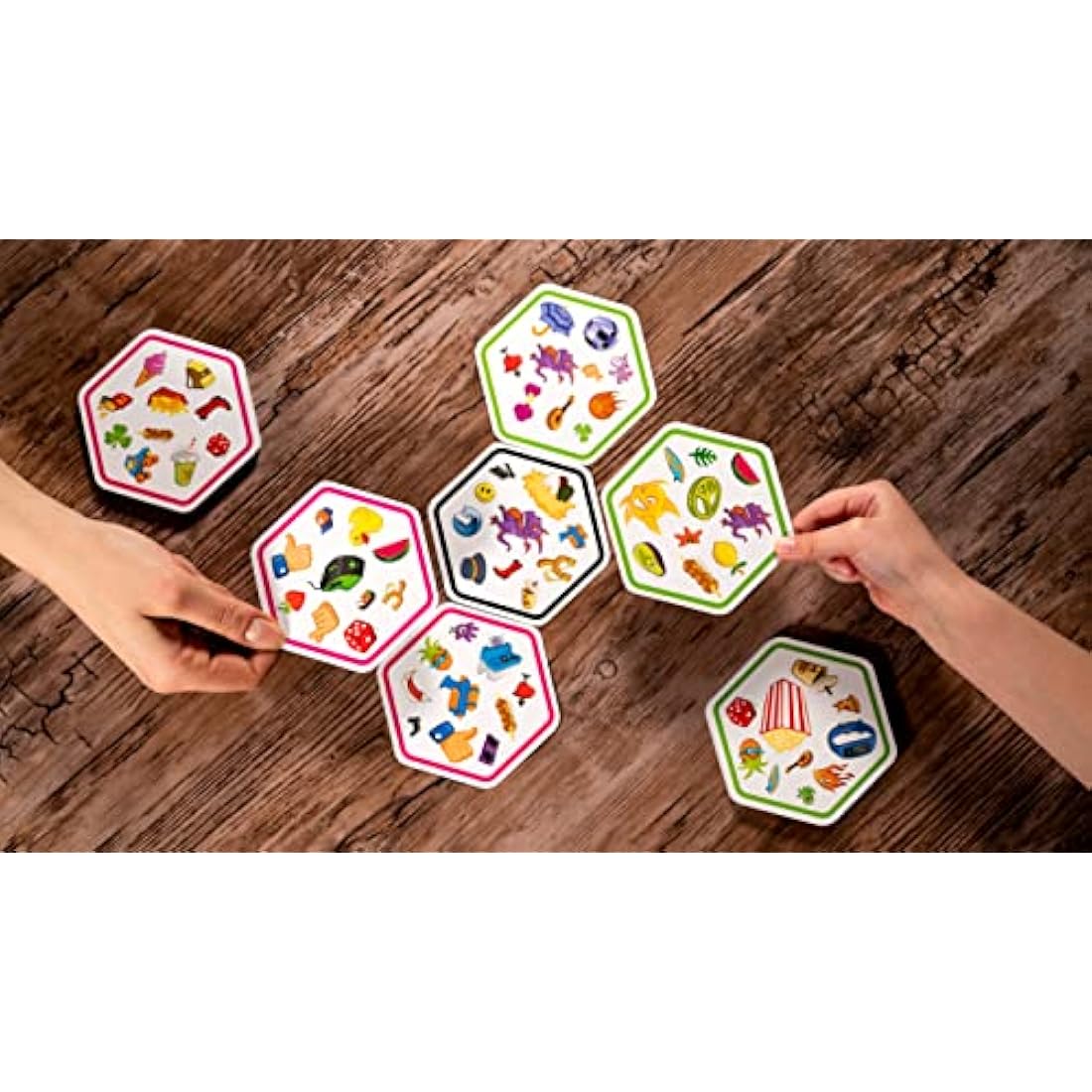 Asmodee Dobble Connect - Fast Reaction Card Game for Families & Teams