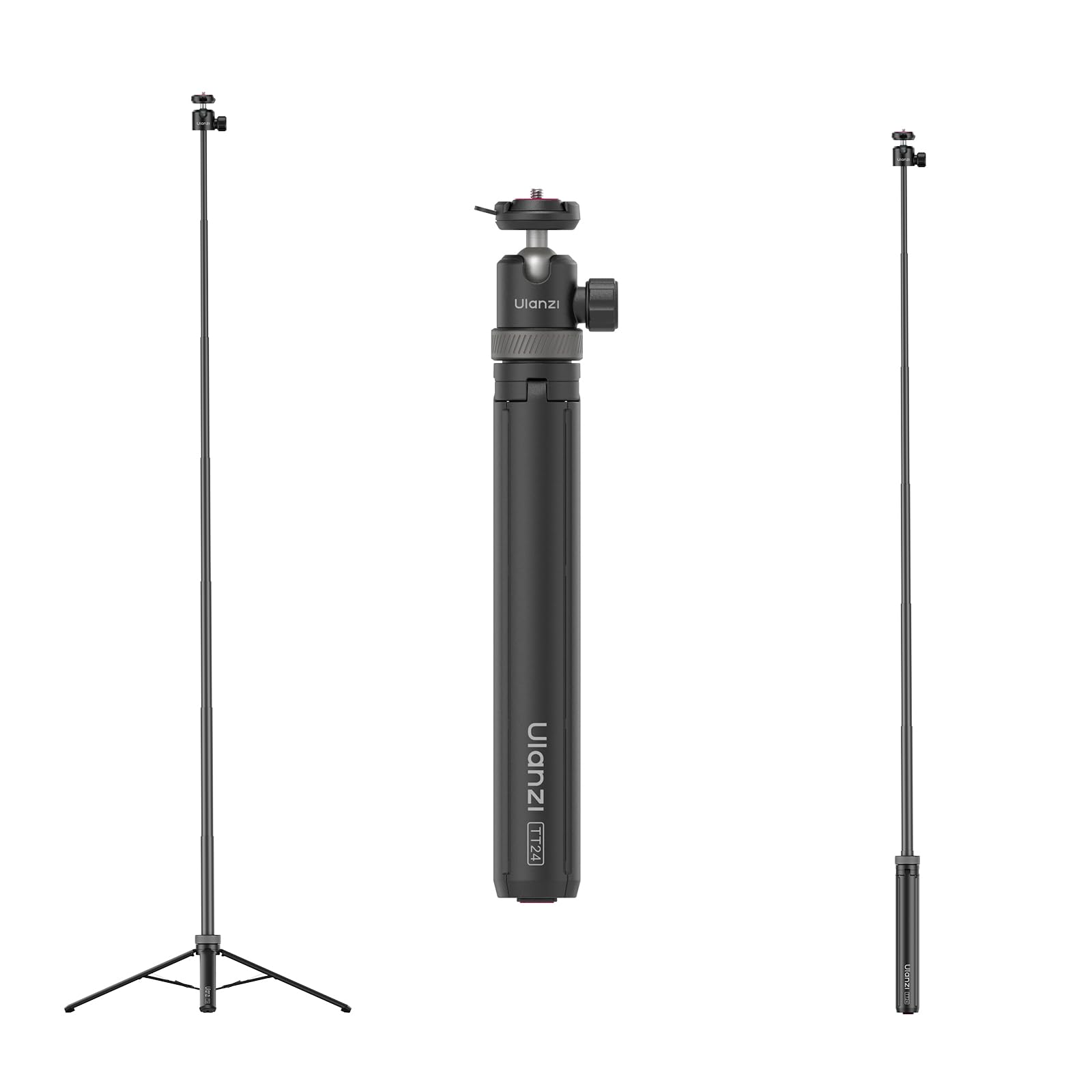 Ulanzi TT24 Selfie Stick Tripod | Quick Release for DJI & GoPro