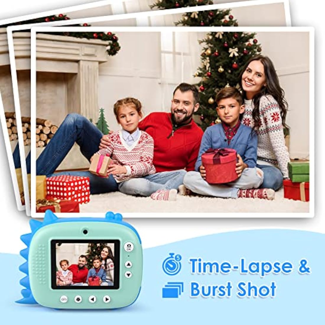 HiMont Kids Instant Print Camera | 20MP Digital Selfie Camera with 32GB Card