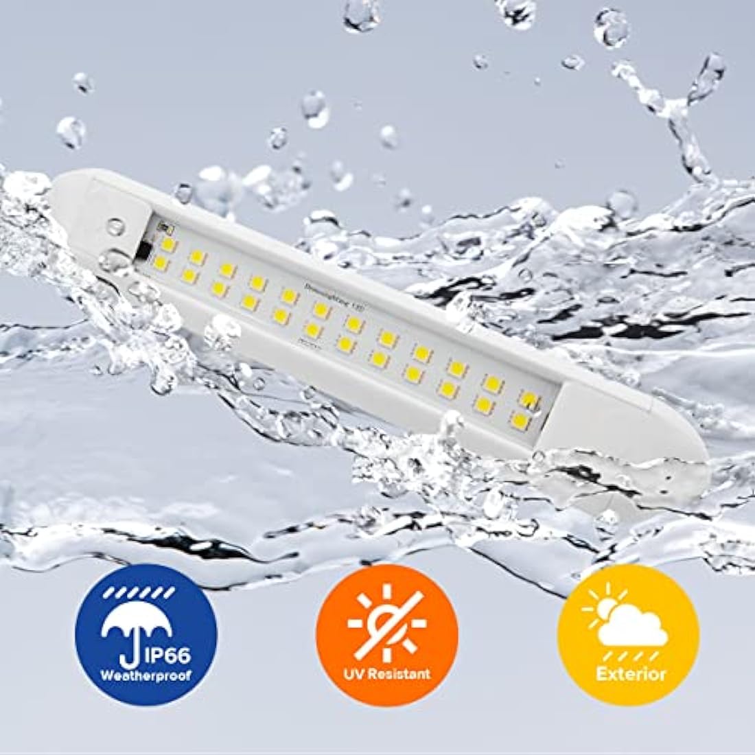 Dream Lighting 12V LED Caravan Awning Light | IP66 Waterproof Aluminum