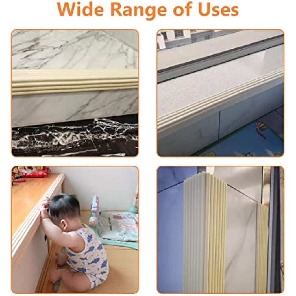 Fairy Baby Extra Wide Foam Edge & Corner Guards – High-Density Safety Bumper