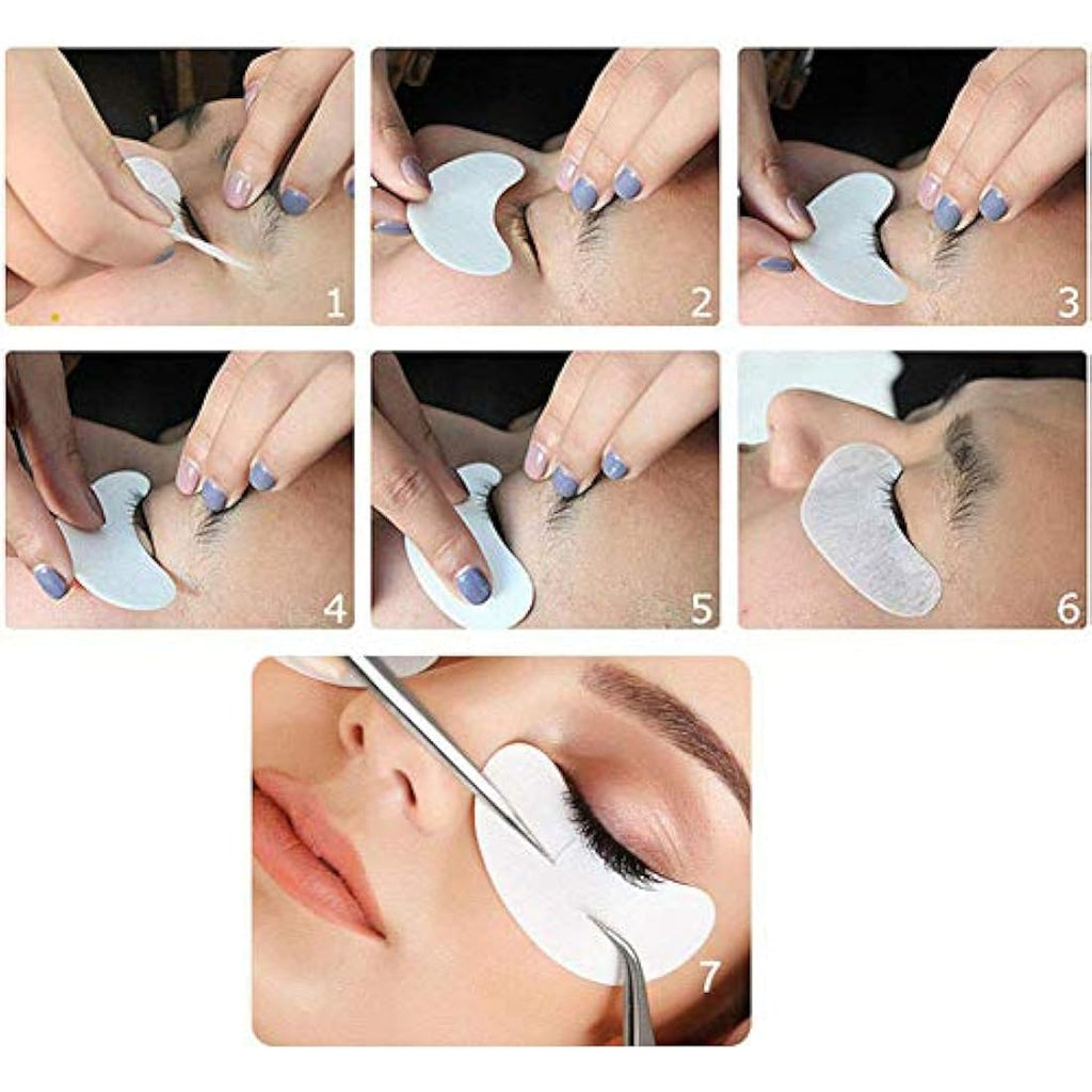 Yorgewd 100 Pairs Under Eye Gel Pads | Lint-Free Eyelash Extension Patches