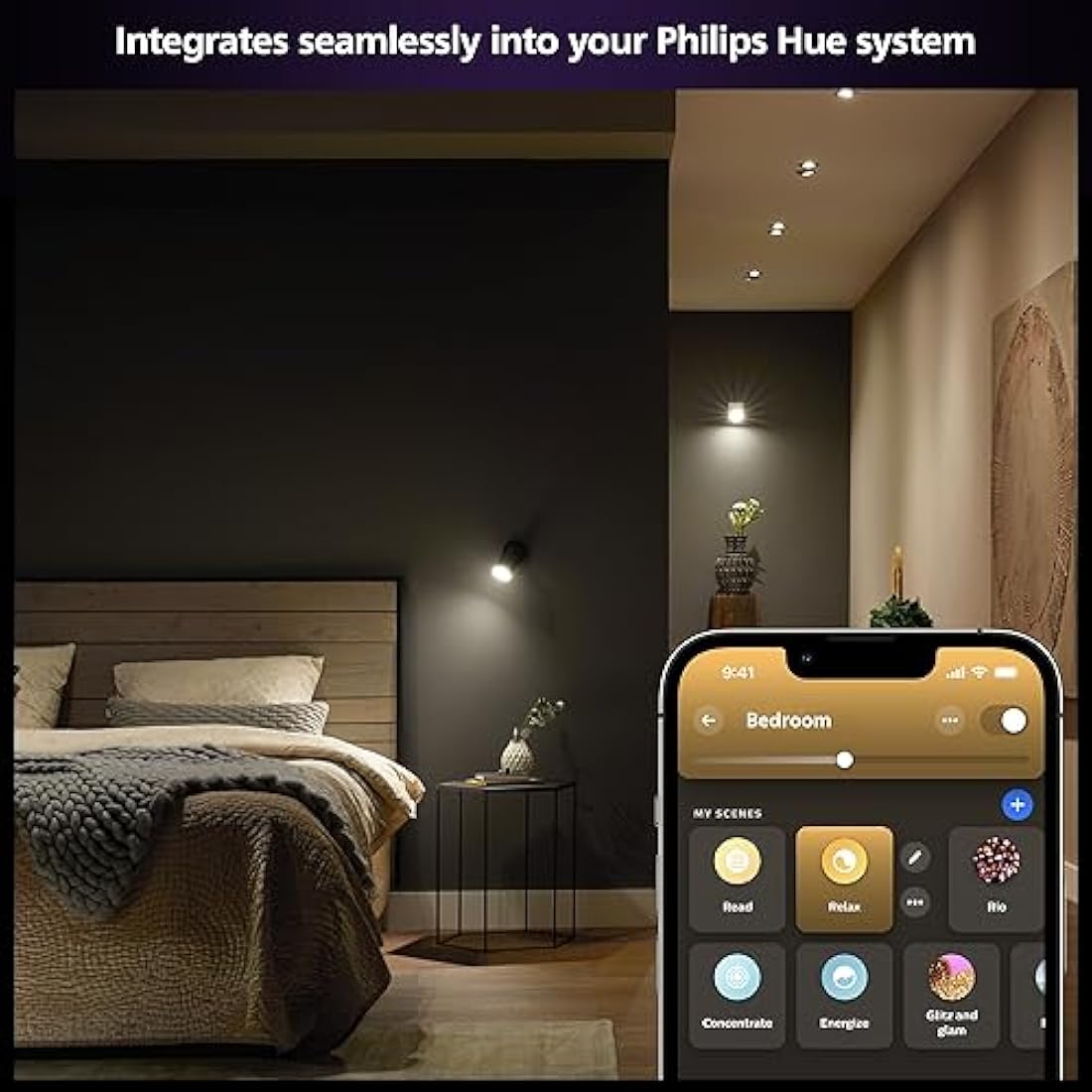 Philips Hue MR16 Smart LED Spot Bulbs – Warm to Cool White – 2 Pack