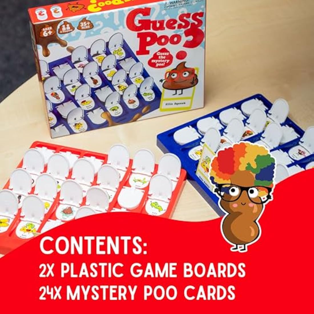 Boxer Gifts Guess Poo Game – Funny Poop Themed Family Board Game