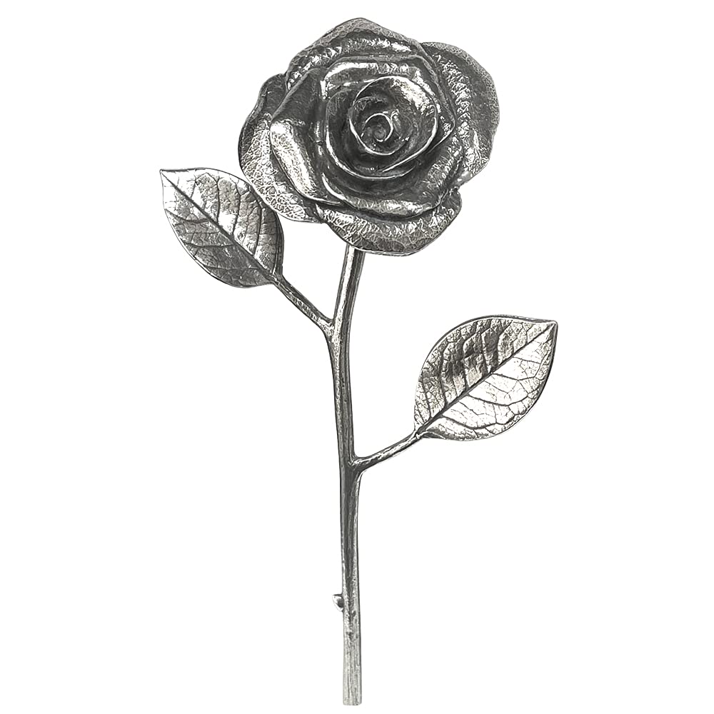English Pewter Company 10th Anniversary Tin Rose - Handmade Keepsake