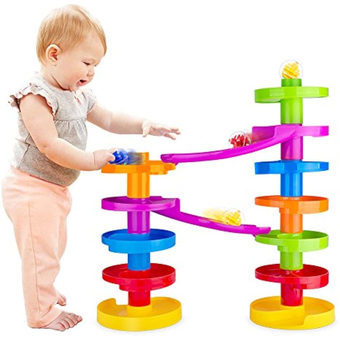Jolof Store Montessori Ball Tower – Advanced Developmental Playset