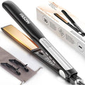 Faszin Ionic Titanium Hair Straightener – Fast Heat Flat Iron with LCD