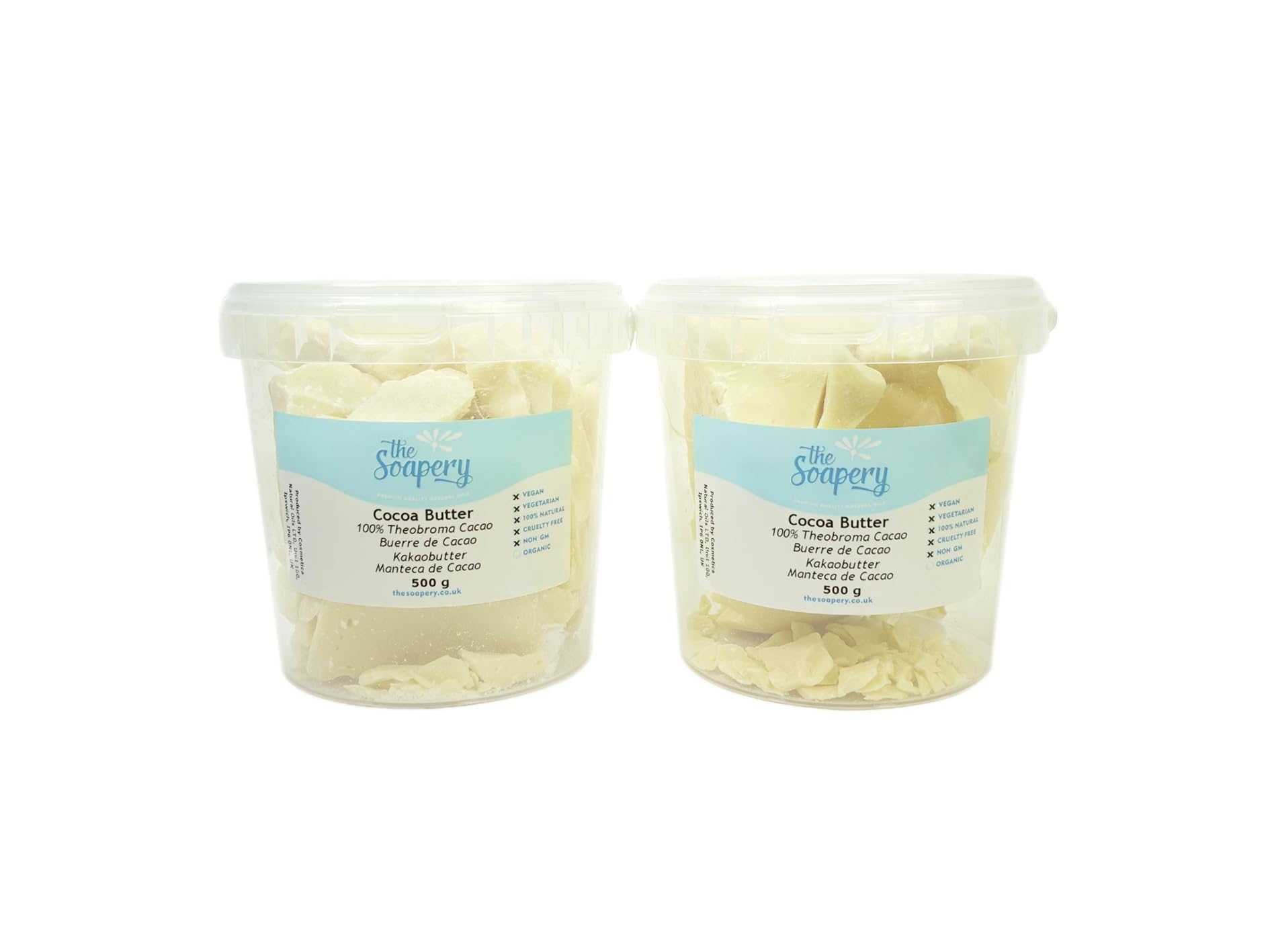 100% Pure Refined Cocoa Butter – 1kg Natural Moisturizer