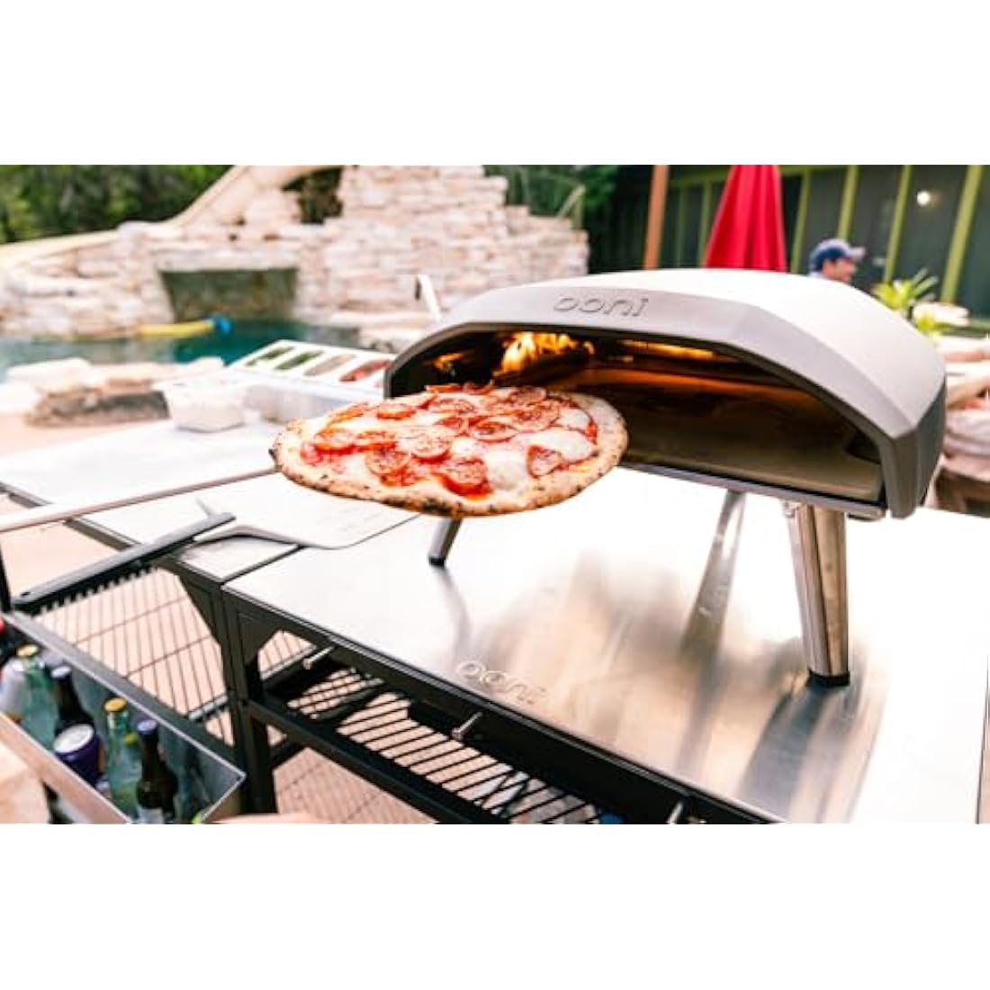 Ooni 7-Inch Pizza Turning Peel | Lightweight Anodised Aluminium Turner