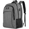 MATEIN 17.3 Inch Laptop Backpack – Anti-Theft Water Resistant Bag, Grey