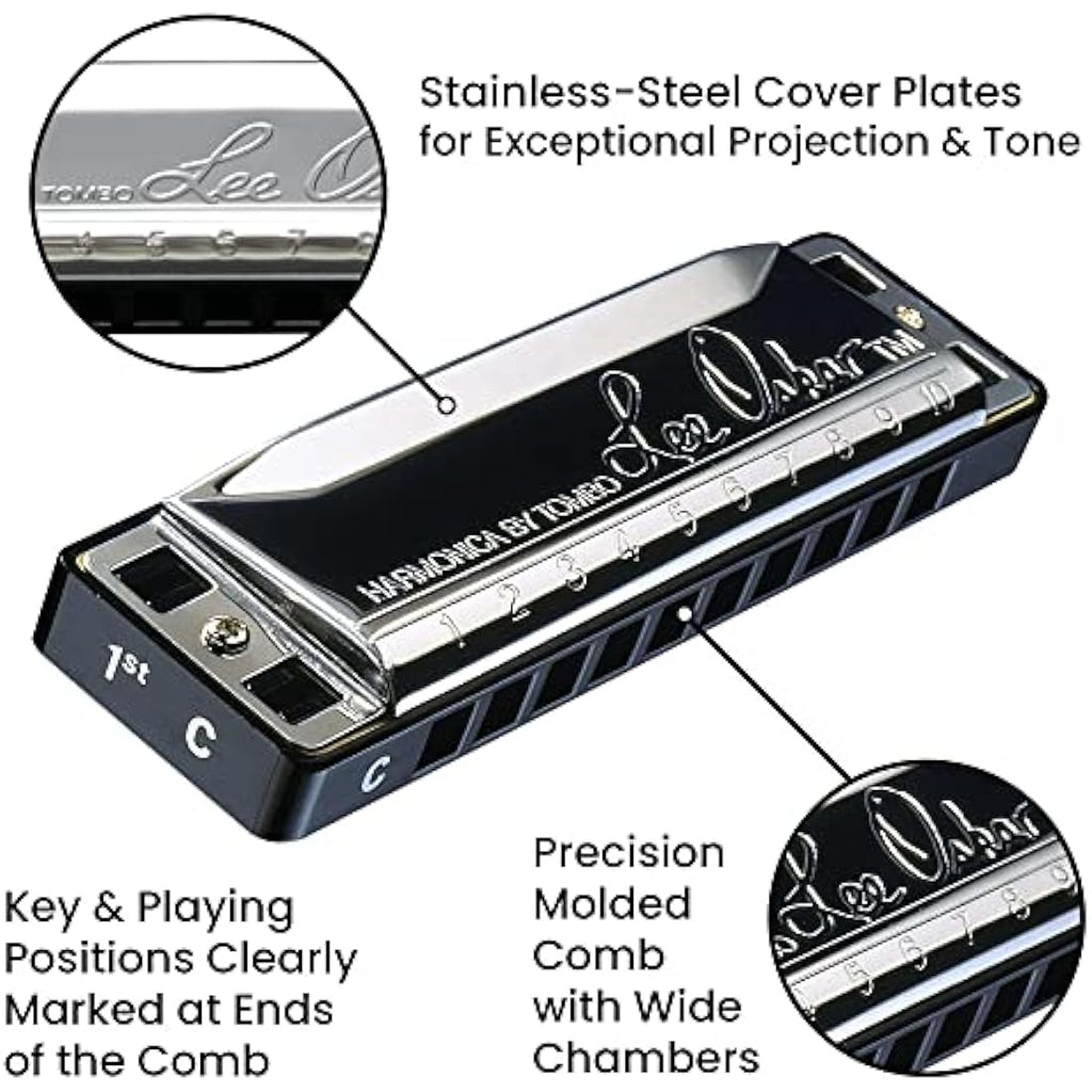 Lee Oskar Major Diatonic Harmonica in C – Professional Blues Instrument