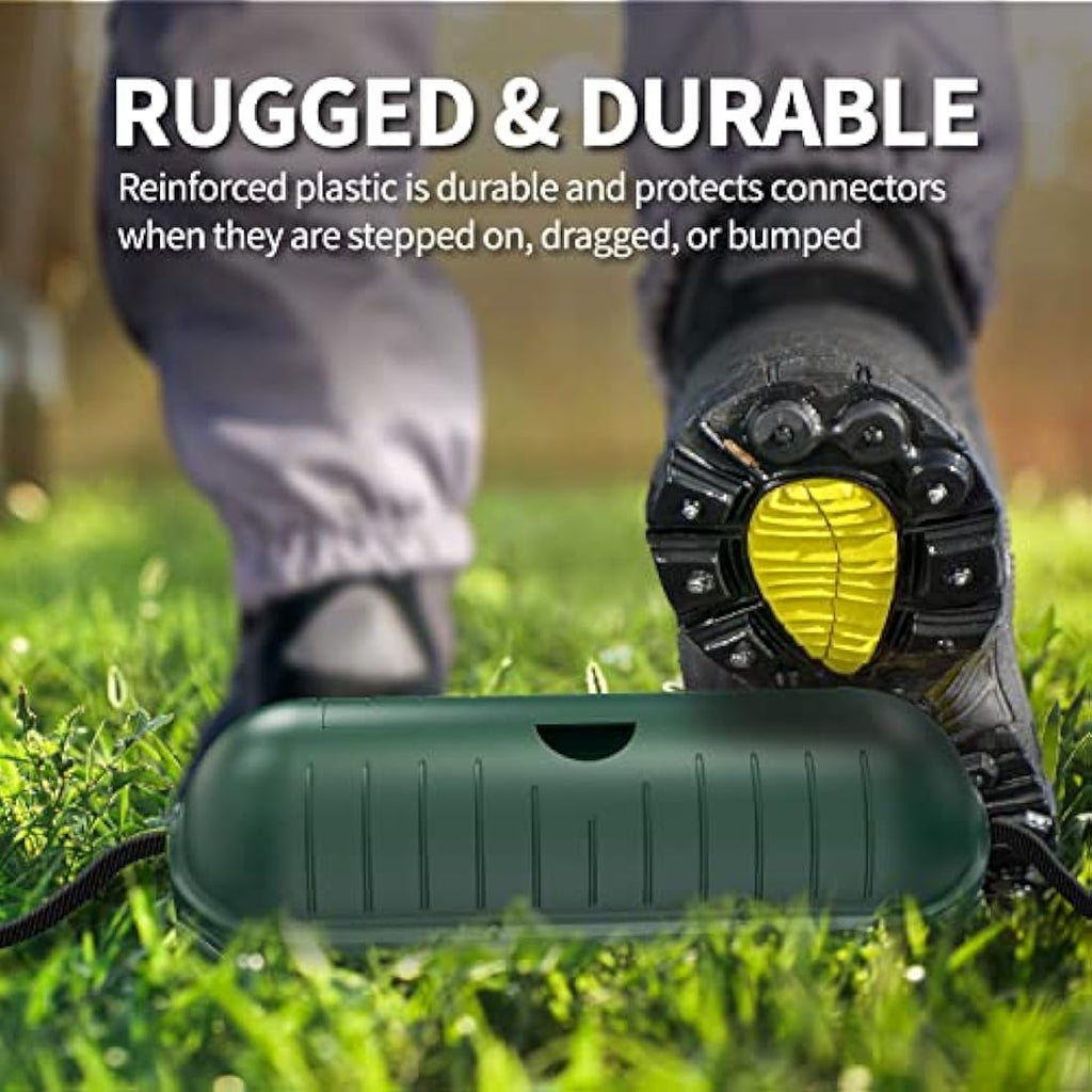 Waterproof Outdoor Extension Cord Safety Box – Set of 2