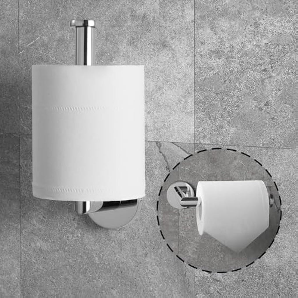 Hitslam Toilet Paper Holder – Stainless Steel Wall Mounted Chrome Roll Holder