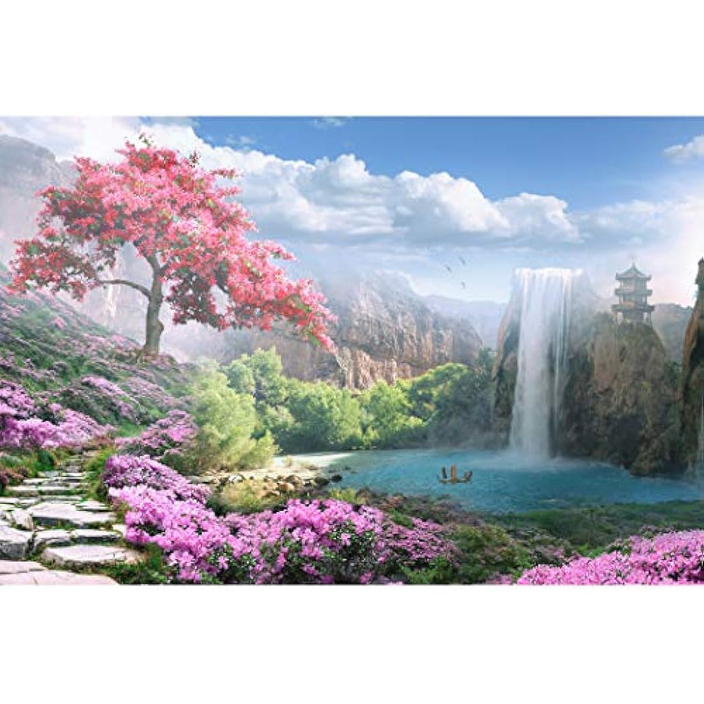 Tektalk 1000 Piece Jigsaw Puzzle for Adults - Otherworldly Land of Peace