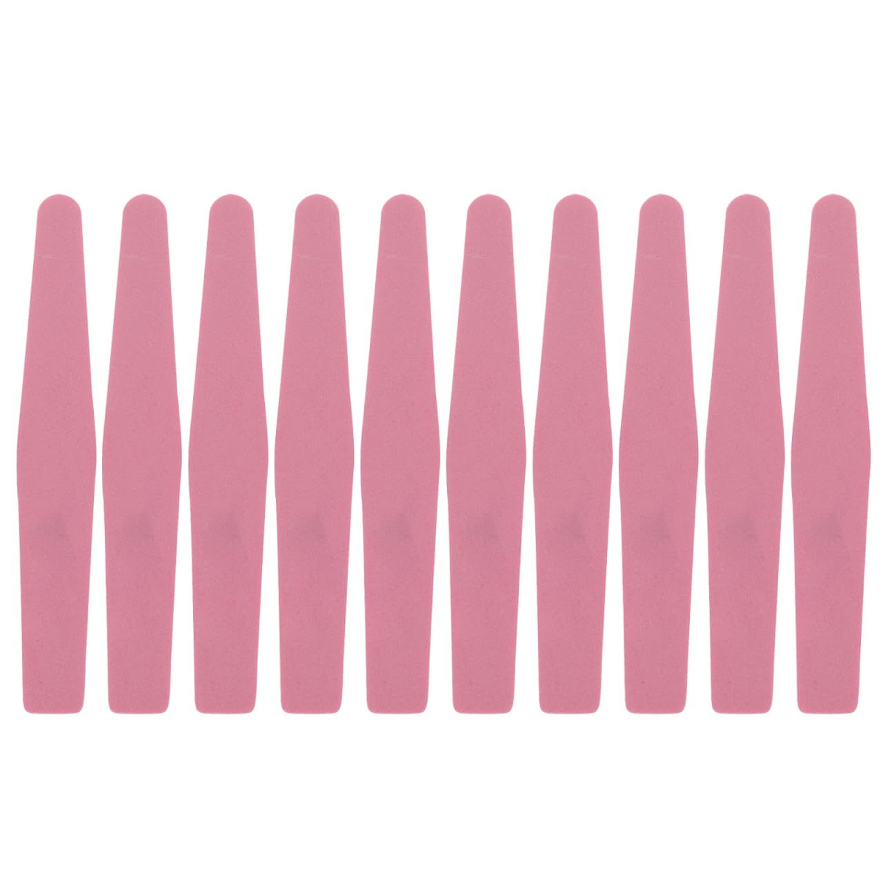 Lurrose 10pcs Nail Buffer Blocks – Double Sided Sponge Emery Boards, Pink