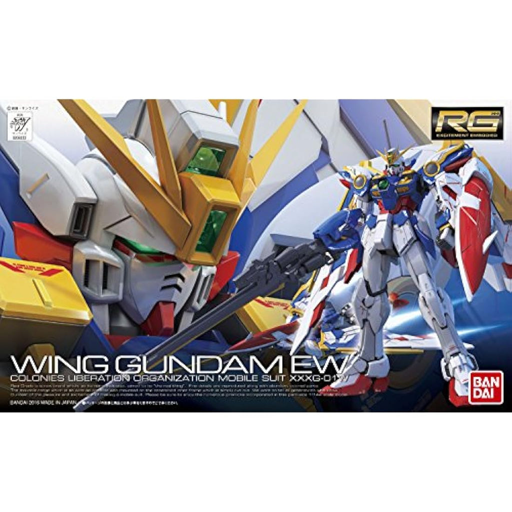 Bandai Wing Gundam EW Model Kit - RG 1/144 Scale Action Figure