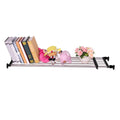 Hershii Expandable Closet Tension Shelf | Adjustable Metal Storage Rack