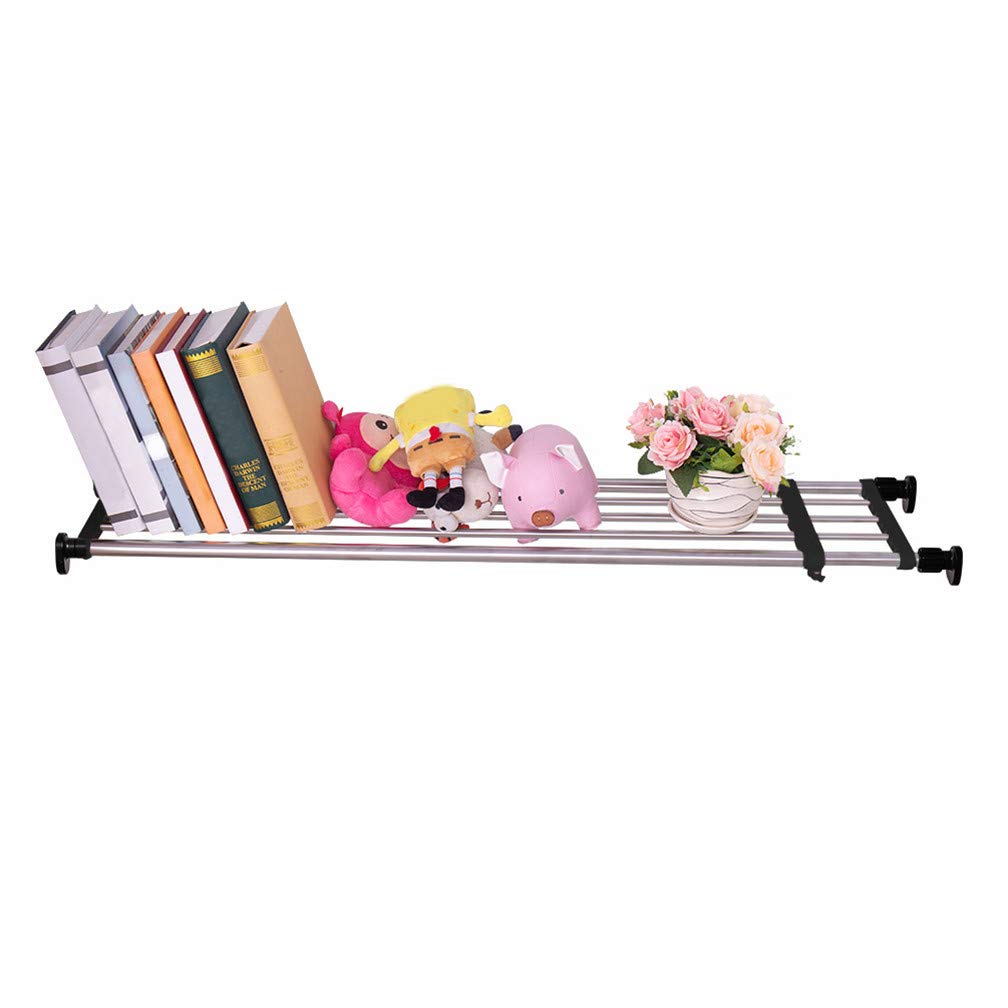 Hershii Expandable Closet Tension Shelf | Adjustable Metal Storage Rack