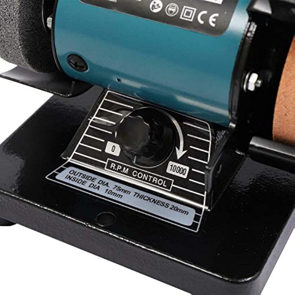 KATSU Mini Bench Grinder – 150W Electric Polisher with Flexible Shaft