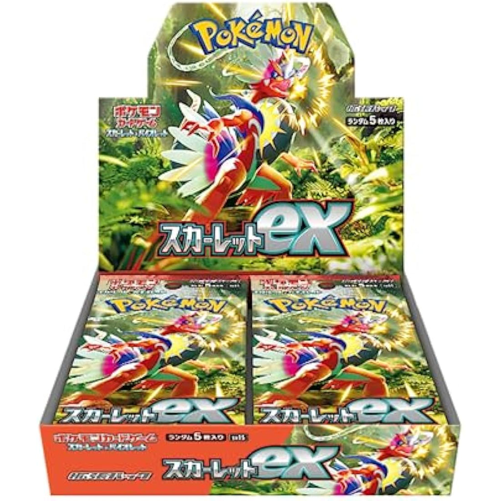 Pokemon Scarlet ex Booster Box – Japanese Scarlet & Violet TCG (30 Packs)