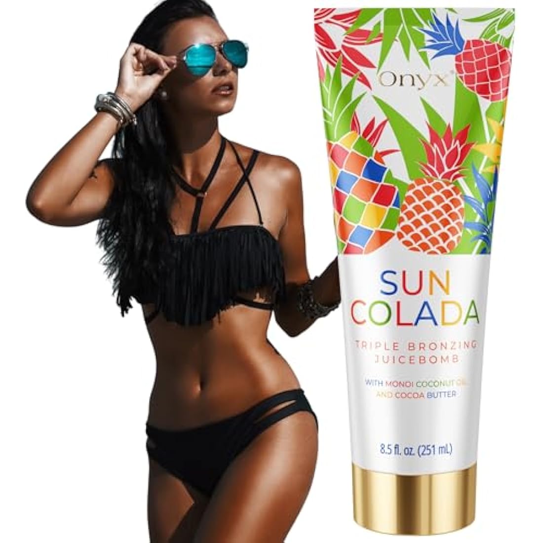 Onyx Suncolada Sunbed Cream | Tanning Accelerator & Bronzer Lotion