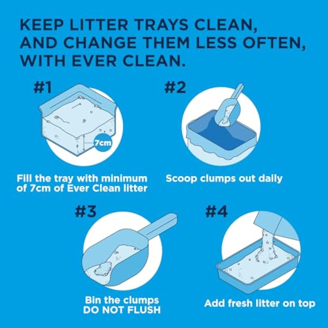 Ever Clean Lavender Clumping Cat Litter | Odour Control Clay - 10L