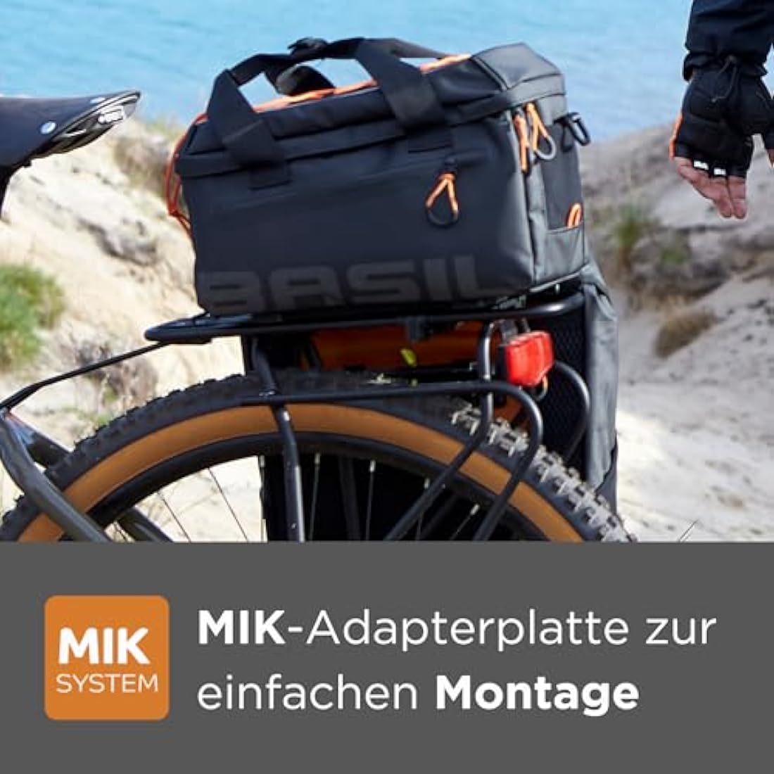 Basil Miles XL Pro Trunkbag – Waterproof 9-36L Bike Pannier Bag