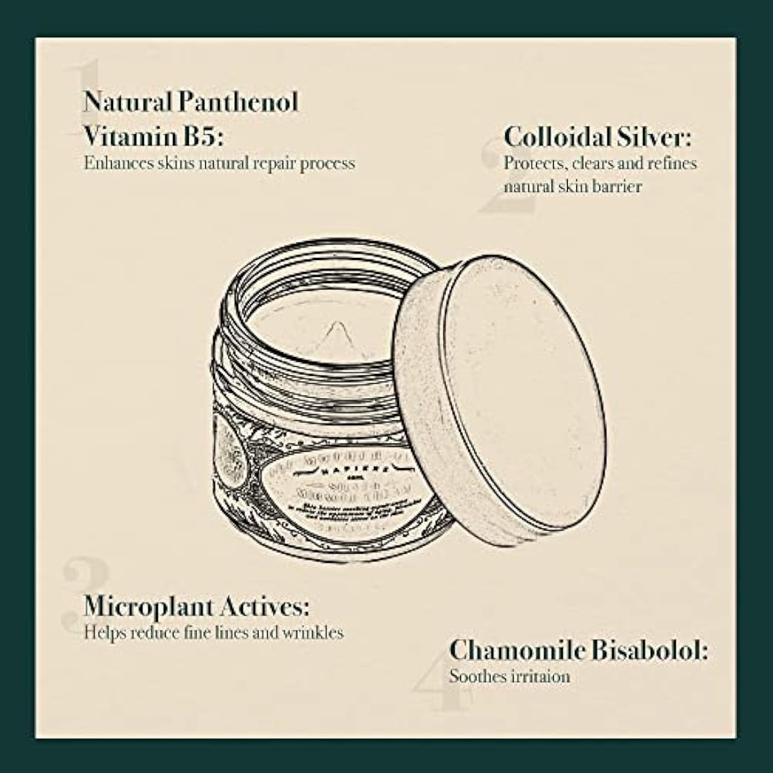 Napiers Colloidal Silver Miracle Cream | Anti-Blemish & Fine Lines | 60ml