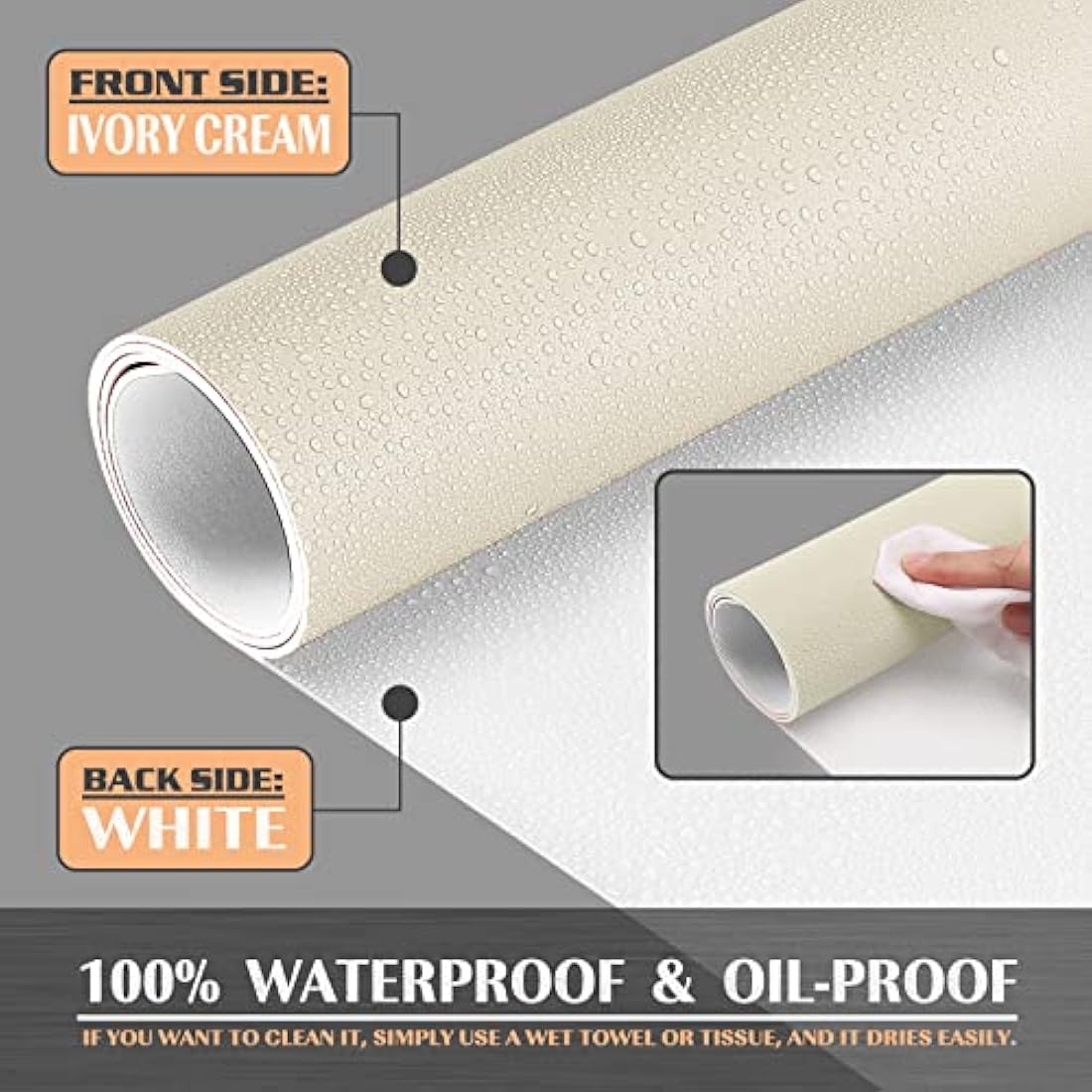 Jolof Store Leather Desk Mat | Small Office Mouse Pad - Ivory Cream