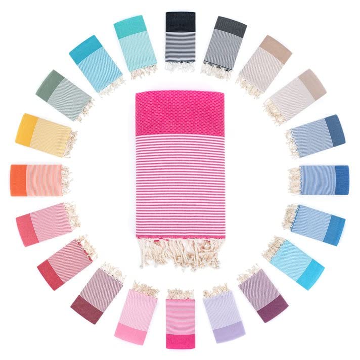 Darido Honeycomb Fouta Hammam Towel – 100% Cotton XXL Beach & Bath Towel