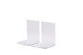 Maul acrylic bookends Modern 8 x 8 x 10 cm transparent - image 1