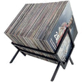 Jolof Store Vinyl Record Storage Holder – Metal 70 LP Album Display Stand