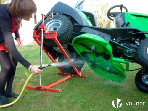 VOUNOT Ride on Mower Jack Lift – 400kg Telescopic Maintenance Jack