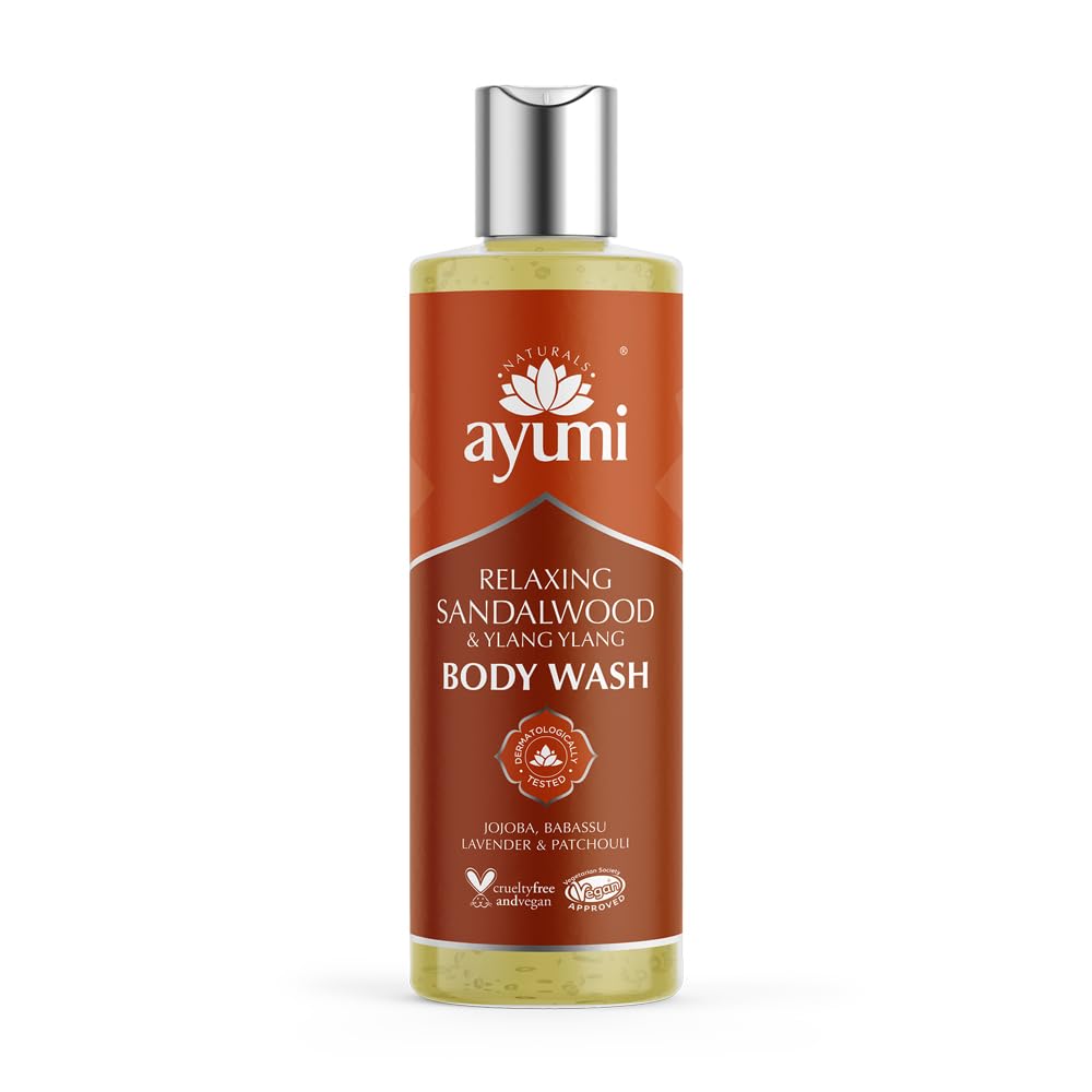 Ayumi Sandalwood Shower Gel - Hydrating Body Wash for Sensitive Skin - 250ml