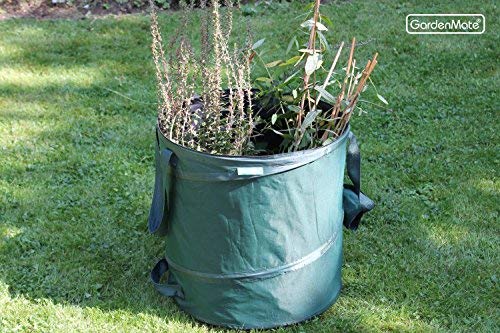 GardenMate 3-Pack 85L Pop-Up Garden Waste Bags - 600D Oxford Polyester
