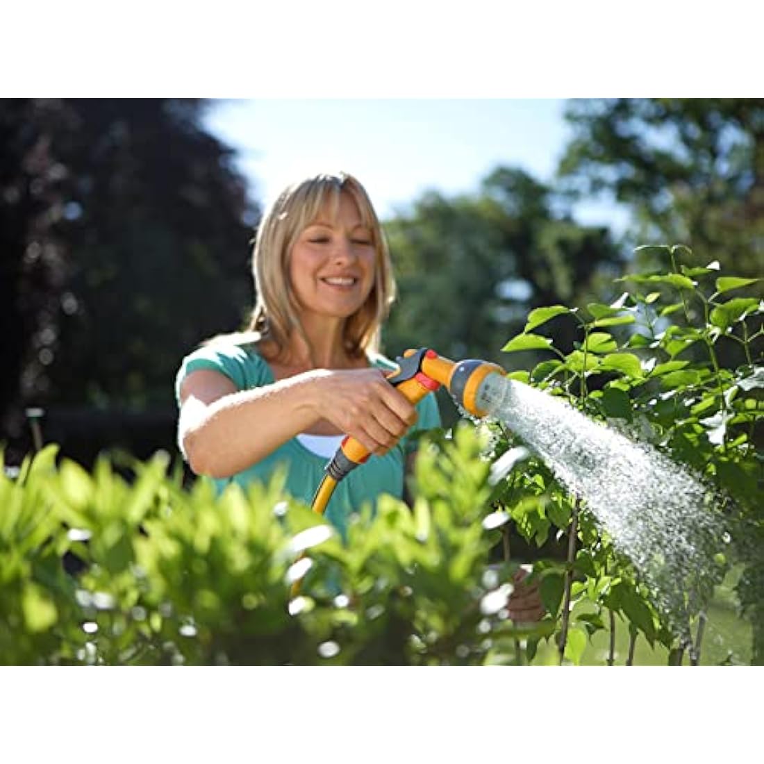Hozelock Multi-Jet Garden Spray Gun – 5 Patterns with Flow Control