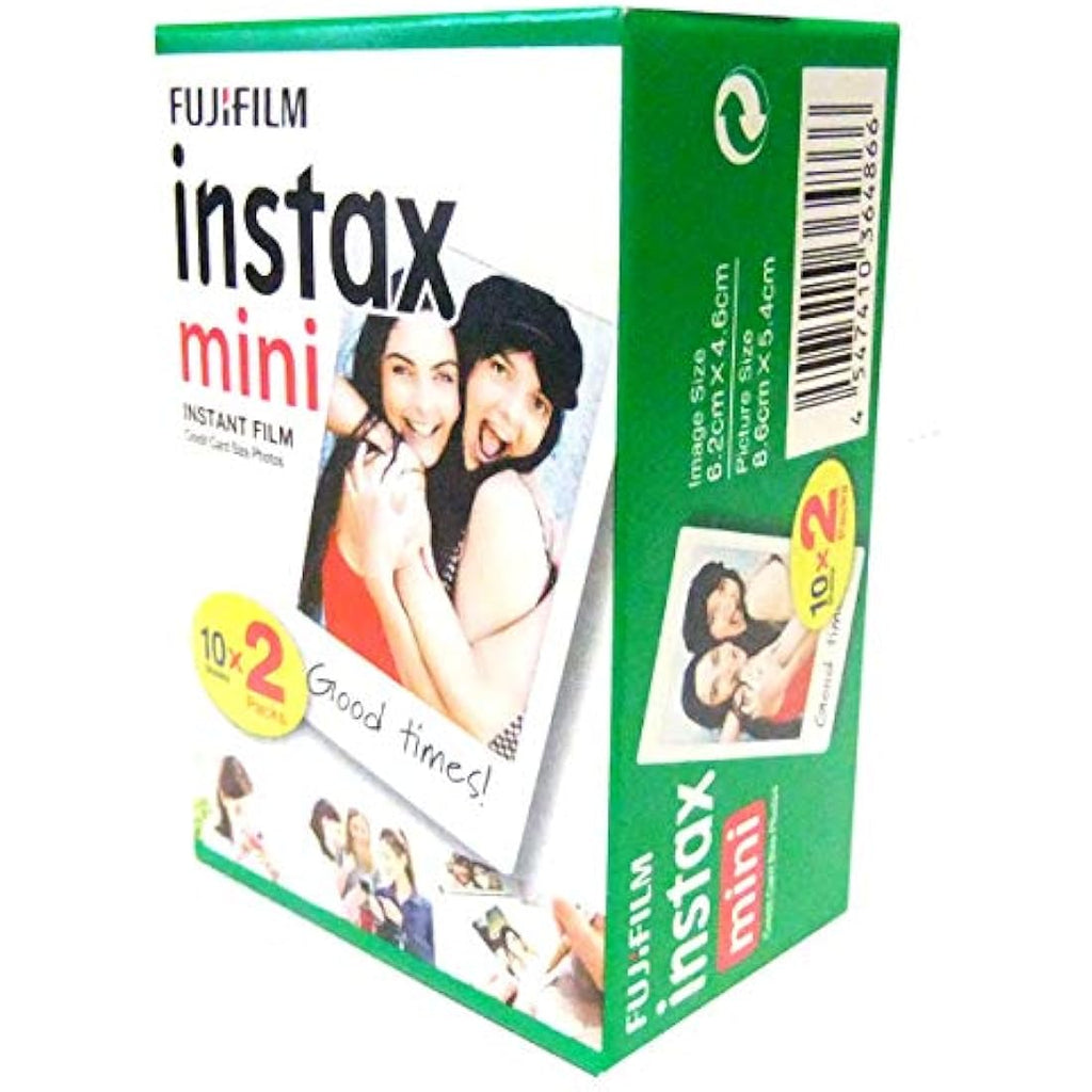 Fujifilm Instax Mini Instant Film Bundle Pack - 60 Shots | White Frame