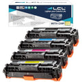 LCL Remanufactured 312X Toner Cartridge 4-Pack for HP Color LaserJet M476