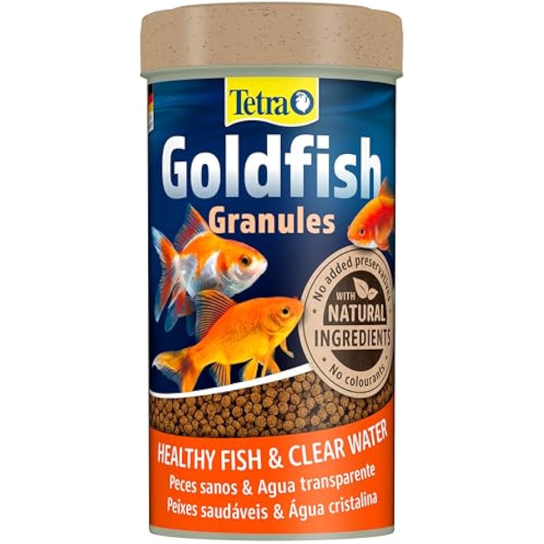 Tetra Goldfish Food Granules – Complete Nutrition for Small Fish, 80g