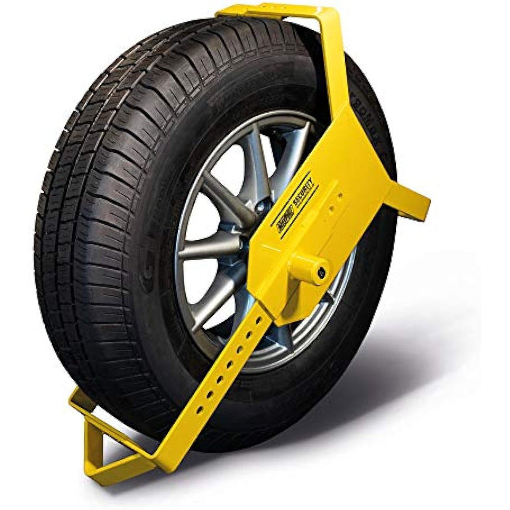 Maypole Heavy Duty Wheel Clamp | 10-16" Anti-Theft Lock for Cars & Vans